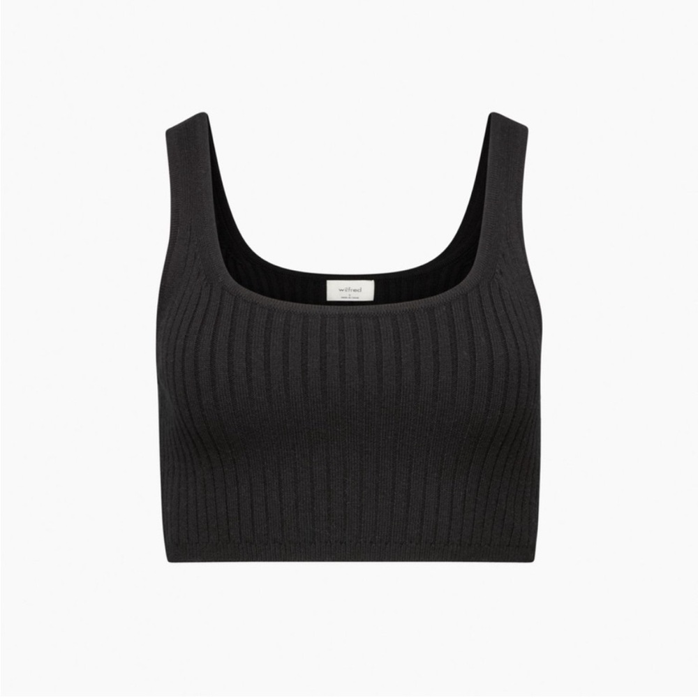 Wilfred Manila crop sweater tank M
